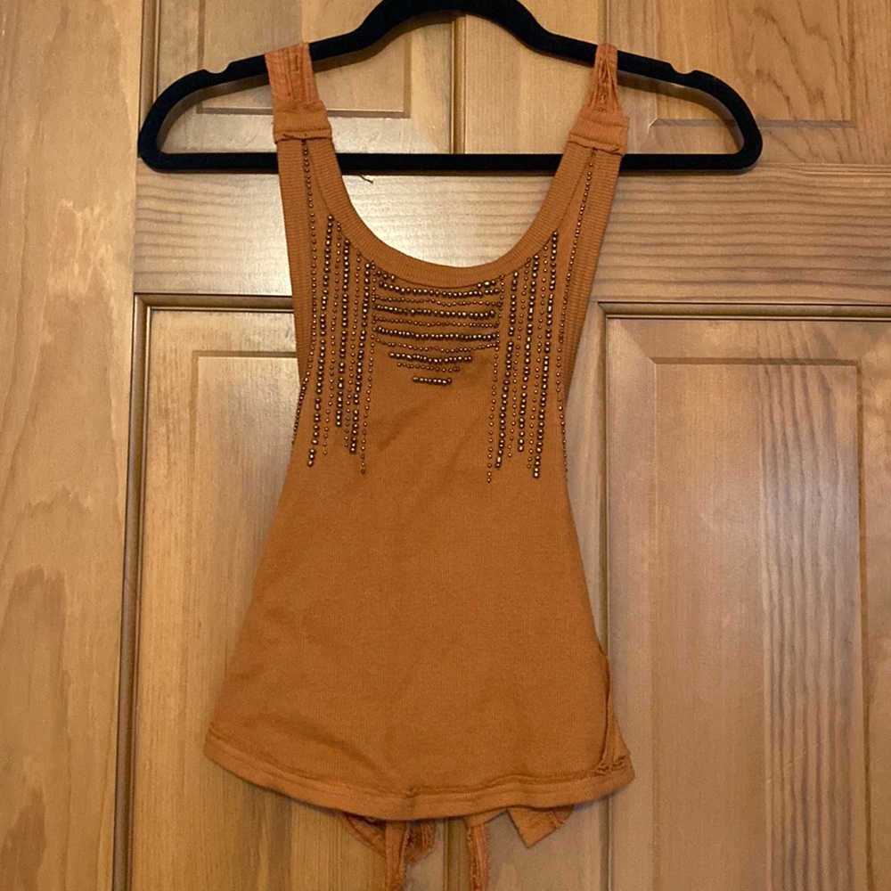 Tie back crop top
